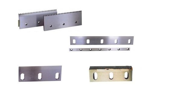 購入 金属のせん断の刃D2の硬度60の粉砕の刃DC53材料を寸断するタイヤ online manufacture