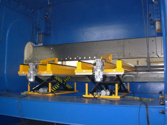 前部供給の2.5M CNC 1000Tonタンデム出版物ブレーキ用具の曲がるガードレール板